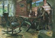 Harriet Backer Kolbotnstua oil painting artist